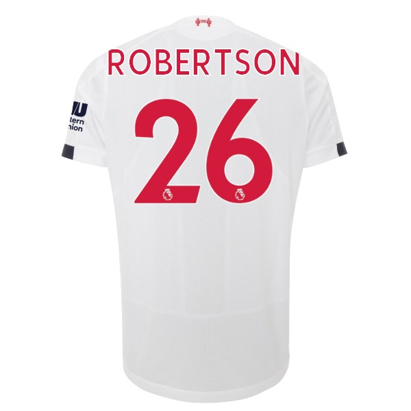 Camiseta Liverpool NO.26 Robertson 2ª 2019 2020 Blanco